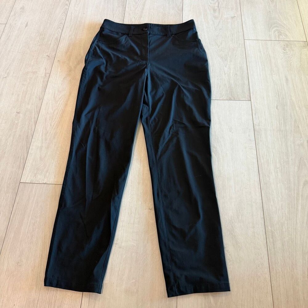 lululemon athletica Black Straight-Leg Work Pants